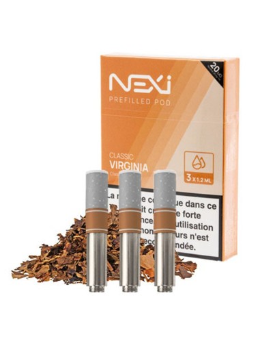 Aspire Nexi One Cartouche 2% Classic Virginia (3pces)