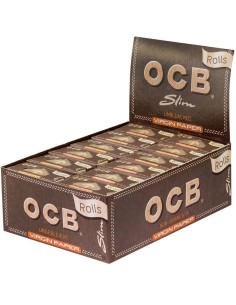 OCB Rolls Virgin Paper Unbleached
