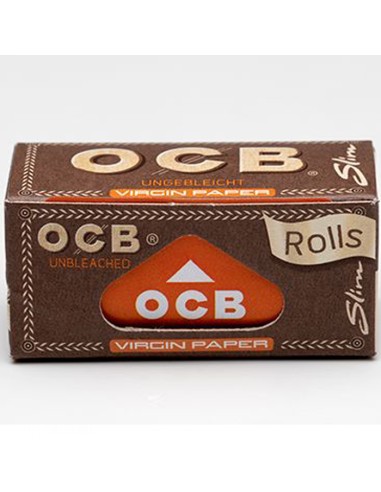 OCB Rolls Virgin Paper Unbleached OCB Rolls Virgin Paper Unbleached