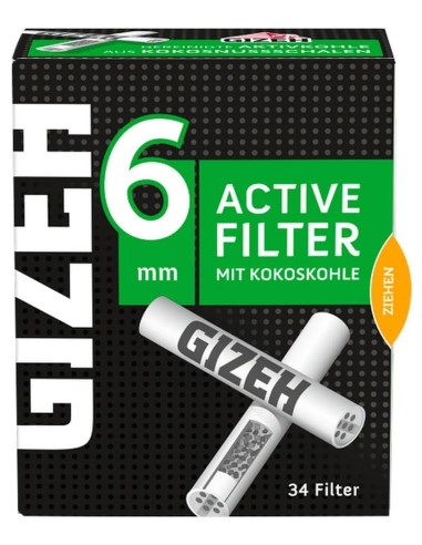 Gizeh Active Filter 6mm 34pces