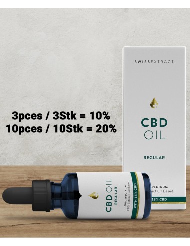 Huile CBD Full Spectrum 18% 10ml