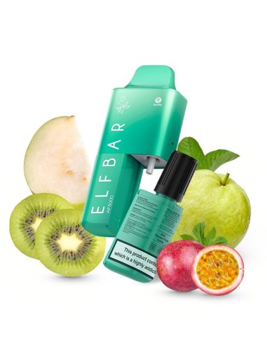 ElfBar AF5000 Kiwi Passionfruit Guava Sel de Nicotine 20mg/ml