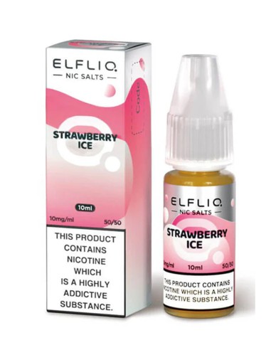 ElfBar Elfliq Strawberry Ice NicSalt 20mg/ml 10ml