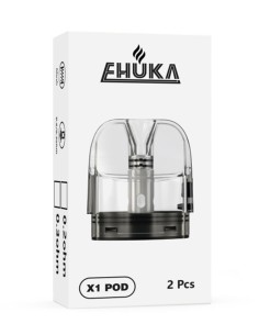 Ehuka Ersatzpod EHUKA X1 2Stk