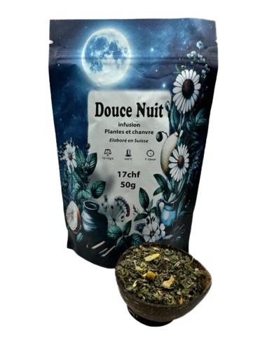 Infusion Douce Nuit Chanvre et Plantes 50g