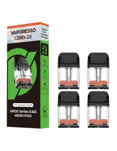 Vaporesso Xros Mesh Pods 3ml 0.6Ohm 4pces