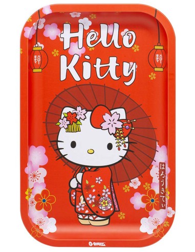 Metall Mischbrett G Rollz Hello Kitty Red Kimono 17.5x27.5cm