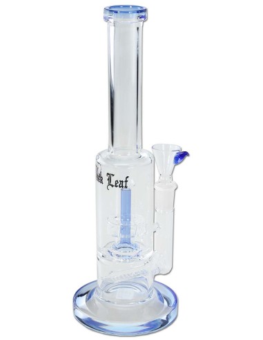 Bong Black Leaf Inline Slit Diffuseur Bleu 28cm