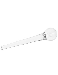 Ölpfeife Glas 14cm (Dünne Spitze)