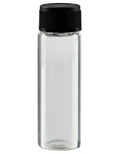 Bouteille avec bouchon à vis transparent 10ml