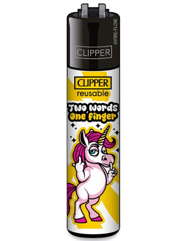 Clipper Unicorn Two Words One Finger