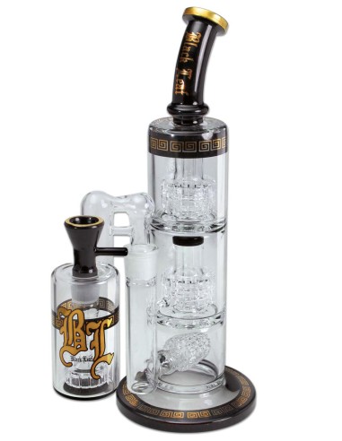 Bong Coffret Black Leaf Triple Percolateur Fresque Dorée