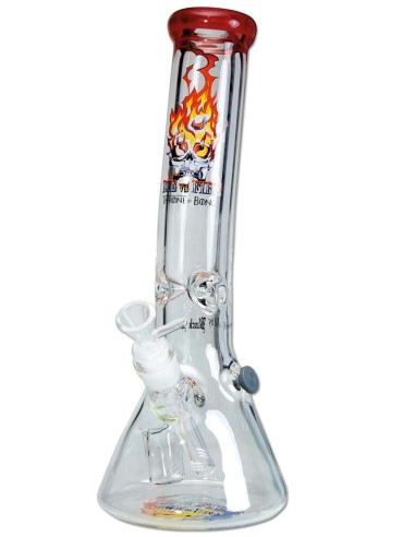 Bong Black Leaf Ice vs. Fire Throne of Bongs 34cm