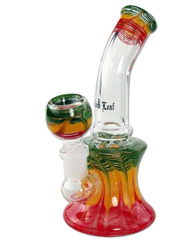 Mini Bong Black Leaf Rasta 16cm