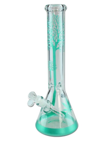 Bong Black Leaf "Tree" Ice Green 39.5cm