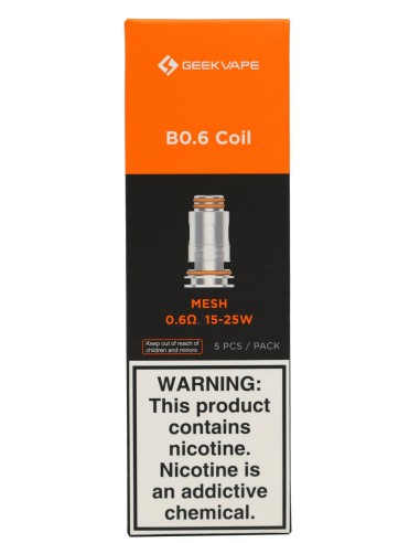 Résistance Geekvape B Coil 0.6 Ohm (15-25W)