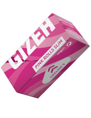 Gizeh Pink Rolls Slim 1 pièce à 5m