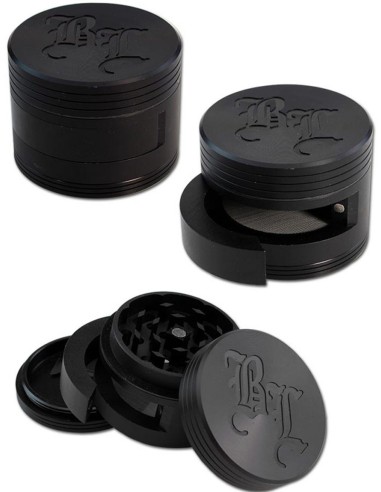 Grinder Black Leaf 3 Parties Dooor Noir 64mm