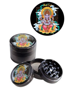Grinder Ganesh 4 Teilig Schwarz