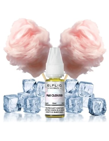 ElfBar Elfliq P&B Clooud (Barbe-à-Papa) NicSalt 20mg/ml 10ml