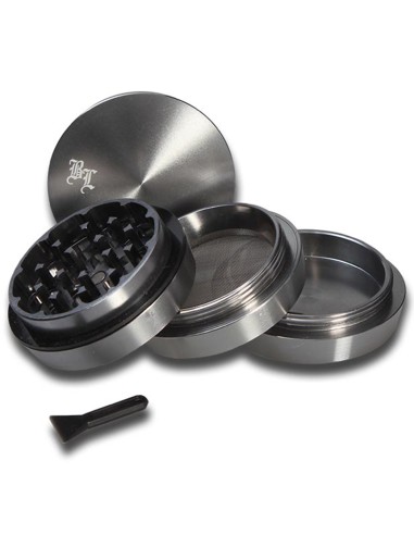 Grinder Black Leaf Stage 4-teilig Grau