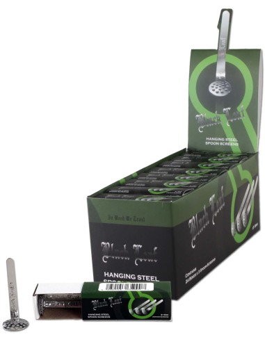 Grilles Spoon Black Leaf 18mm 3Pces