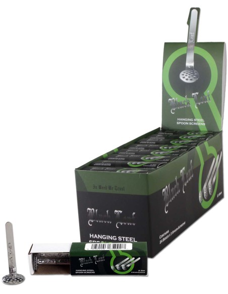 Grilles Spoon Black Leaf 18mm 3Pces