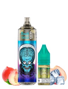 RandM Tornado 9000 Refillable Summer Peach Ice + 10ml 20mg/ml Nikotinsalz