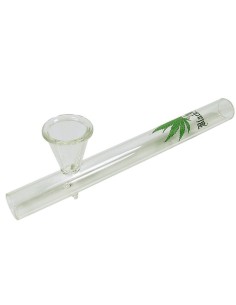 Pipe verre 10 cm Black Leaf
