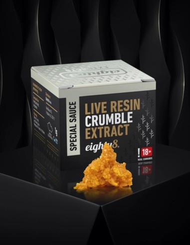 Eighty8 CBD Live Resin Extract Crumble 1g