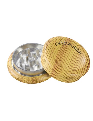 Grinder Dunkles Holzimitat 2-teilig 50mm