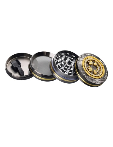 Grinder Métal 4 Parties Bling Bling Smiley 50mm