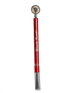 Stahlpinsel Black Leaf 108mm Rot