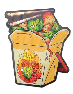 Mylar Schnellverschlussbeutel SPICYRAMEN 90x113mm