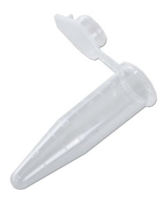 Microtube 0,5ml mit anhängendem Deckel klar (10Stk)