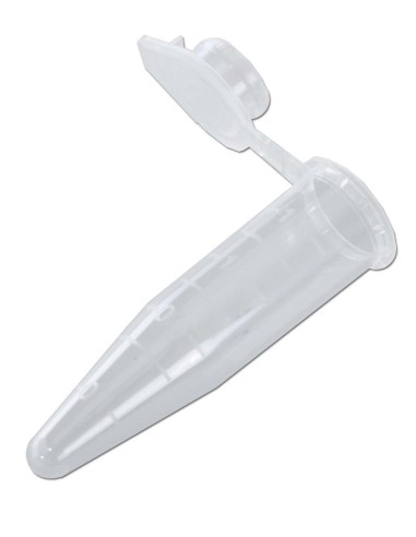 Microtube 0,5ml mit anhängendem Deckel klar (10Stk)