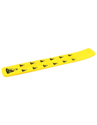 Porte Encens en Bois Buddha Yellow