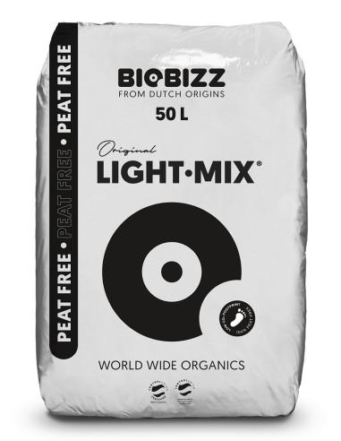 Biobizz Light Mix Peat Free 50L: de 1 à 9pces