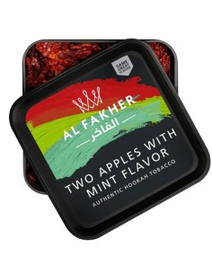 Al Fakher Tabak  Doppel Apfel Minze 200g