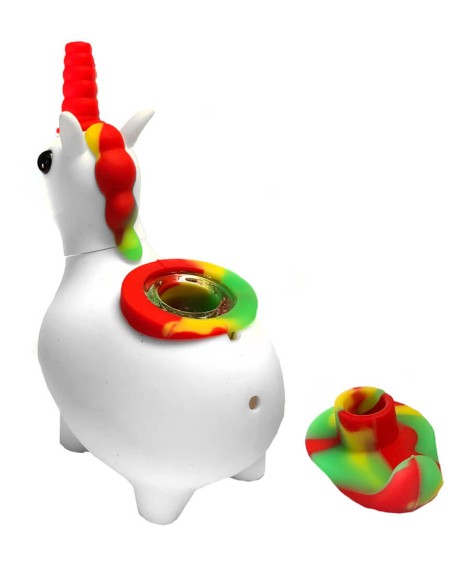 Bong en silicone Licorne Bong en silicone Licorne