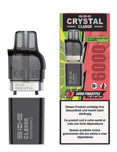 SKE Crystal CL6000 Refill Kit Sour Pineapple