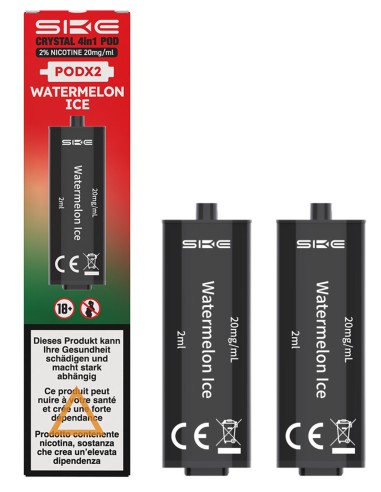 SKE Crystal 4&2 in 1 Pods Watermelon Ice 2ml