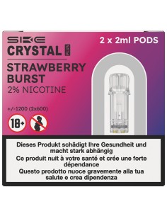 SKE Crystal Plus Pods Strawberry Burst 2ml