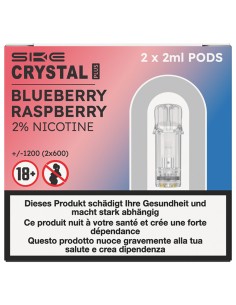 SKE Crystal Plus Pods Blueberry Raspberries 2ml