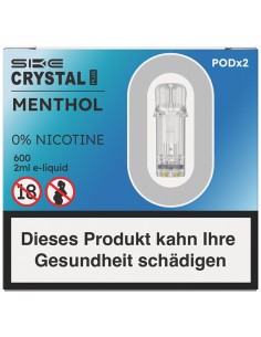 SKE Crystal Plus Pods Menthol 2ml sans nicotine