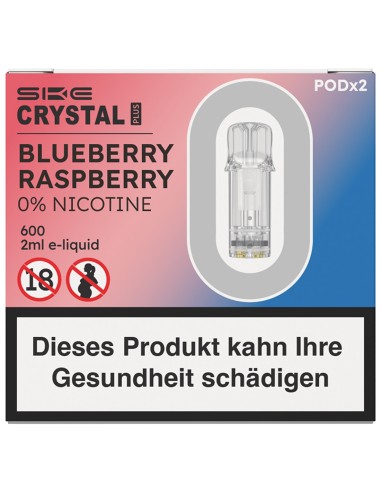 SKE Crystal Plus Pods Blueberry Raspberries 2ml Ohne Nikotin