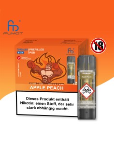 RandM Tornado Apple Peach Pods (2 Stk)