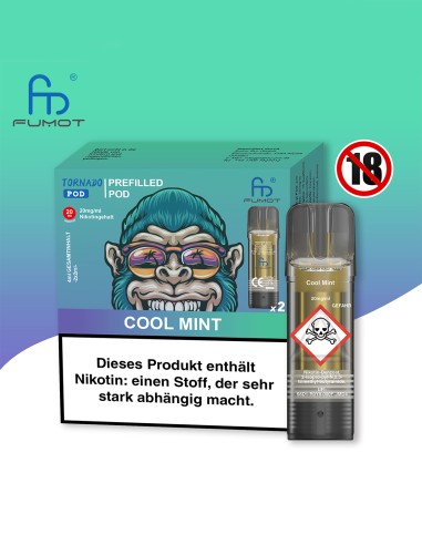 RandM Tornado Cool Mint Pods (2 Stk)