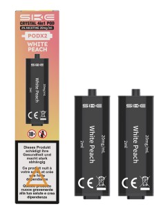 SKE Crystal 4&2 in 1 Pods White Peach 2ml