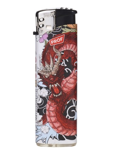 Briquet Electronique Dragon Rouge